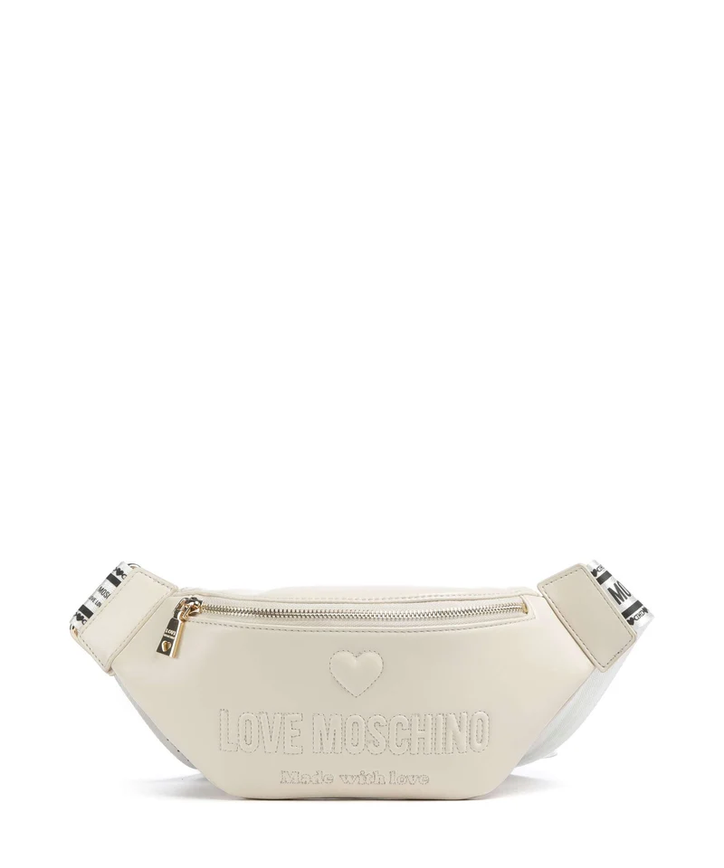 Love Moschino Ember Riñonera avorio