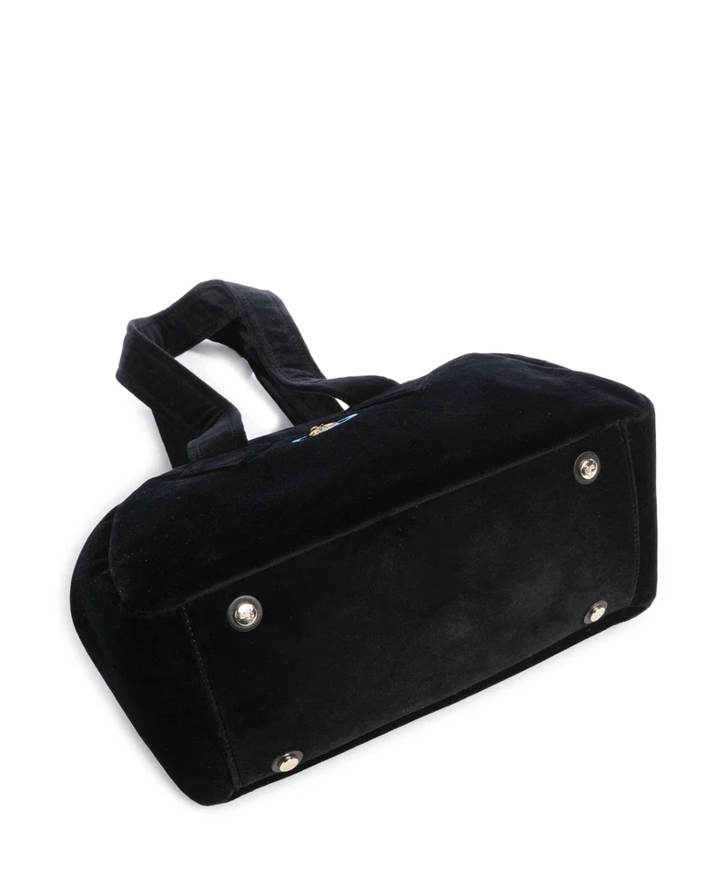 Vivienne Westwood Archive Velvet Medium Bolso de mano black