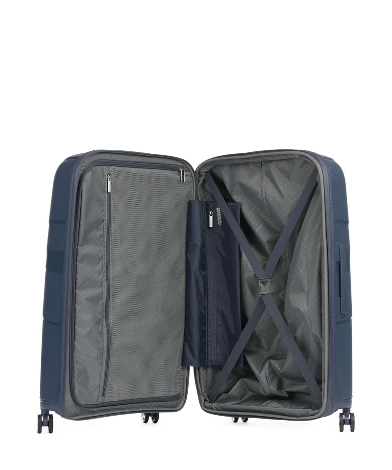 American Tourister Starvibe Maleta con 4 ruedas navy