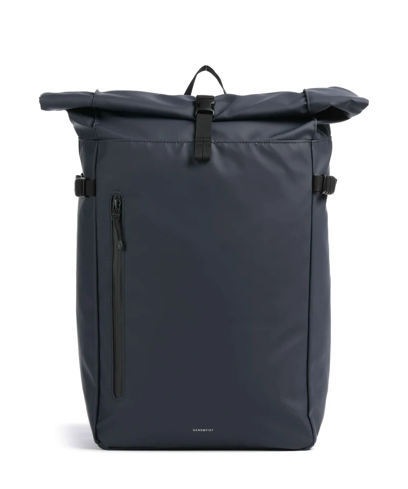 Sandqvist Stream L Mochila roll-top navy
