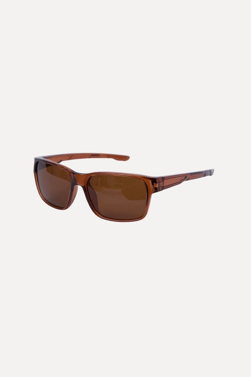 Damon Sunglasses - Transparent-Brown