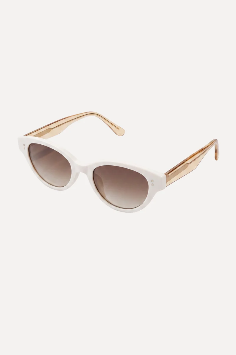 Jonathan Sunglasses - White-Green
