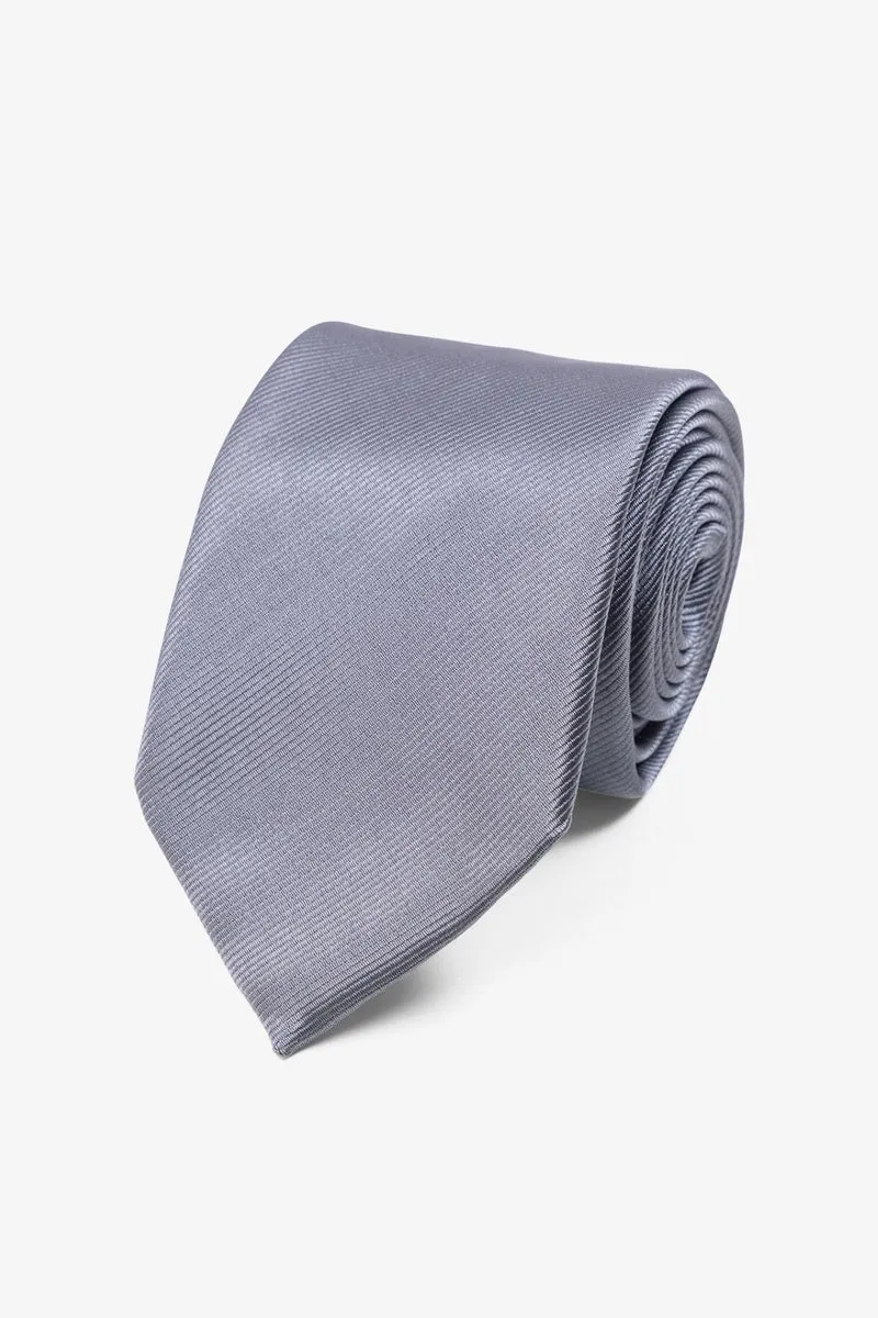 Tie - Gray/Gray Striped