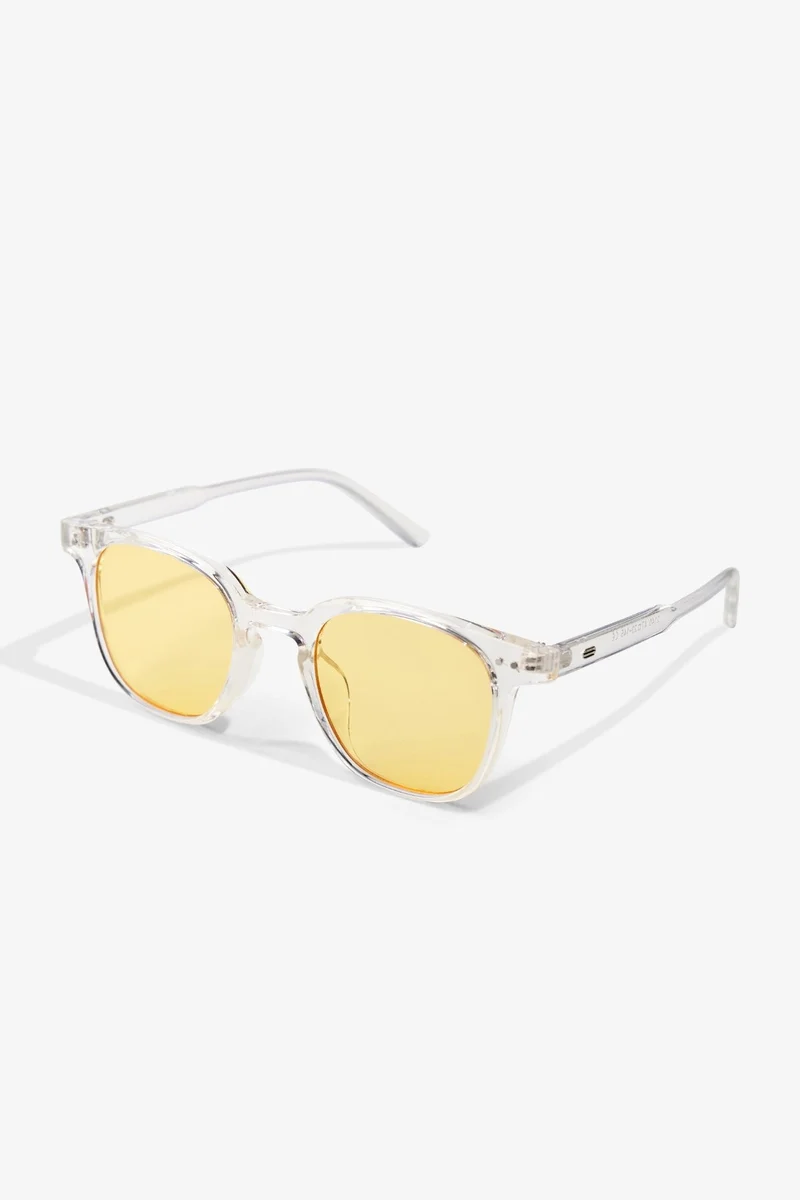 Vincent Sunglasses - White/Yellow