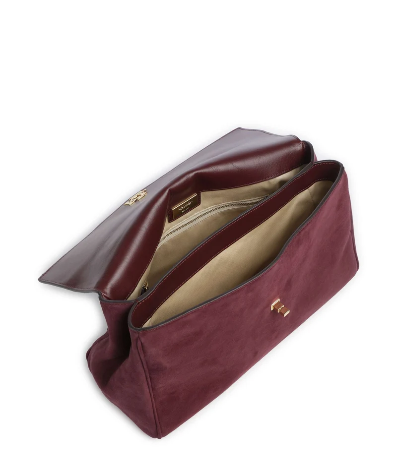 Lauren Ralph Lauren Farrah Medium Bolso de mano dark garnet/urban bltng/garnet multi