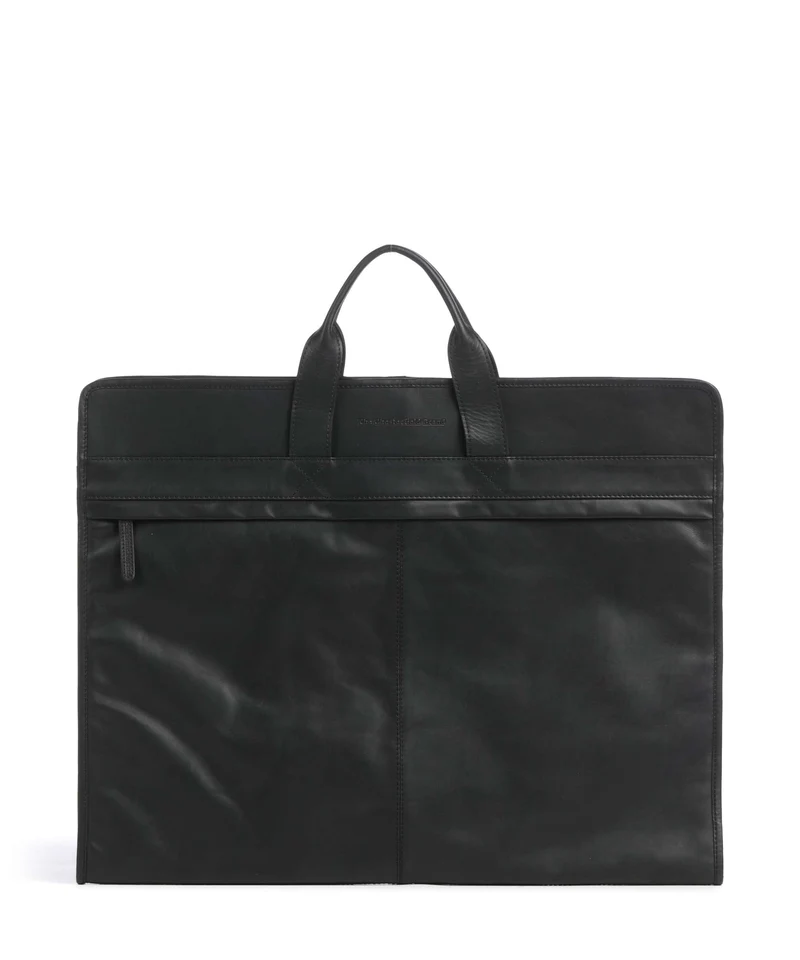 The Chesterfield Brand Wax Pull Up Cow Carson Portatrajes black