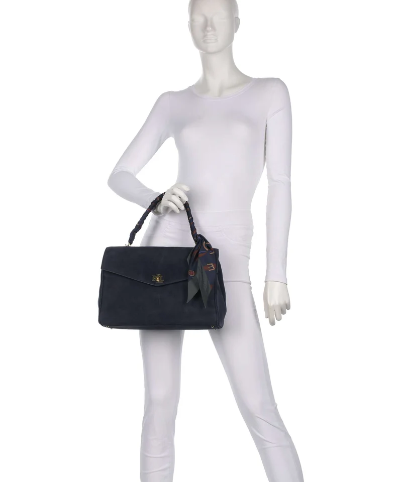 Lauren Ralph Lauren Farrah Medium Bolso de mano lauren navy/urban bltng/navy multi