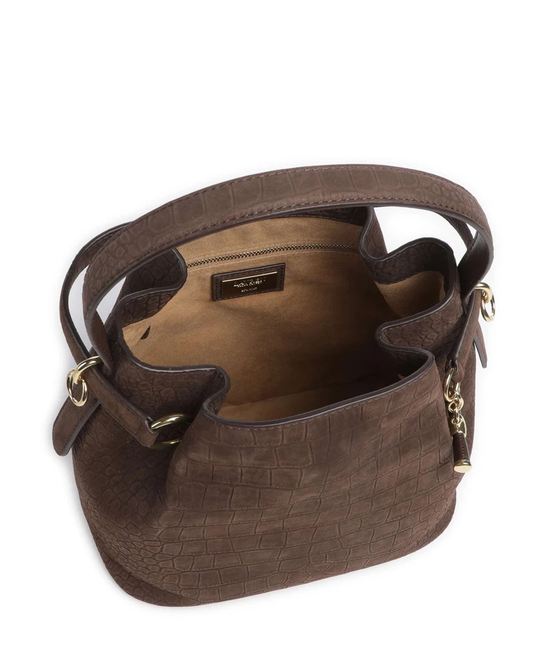 Lauren Ralph Lauren Blaike Medium Bucket bolso de mano chestnut brown