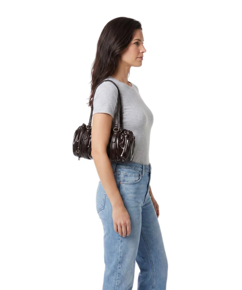 Liebeskind Faye Shiny XS Bolso de hombro deep soil