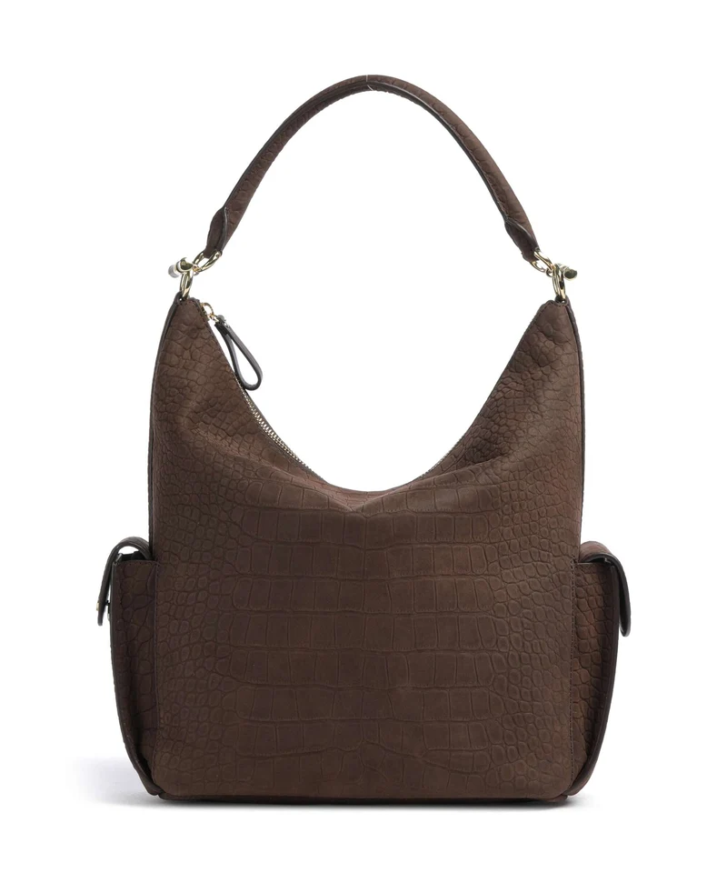 Lauren Ralph Lauren Blaike Large Bolso de hobo chestnut brown