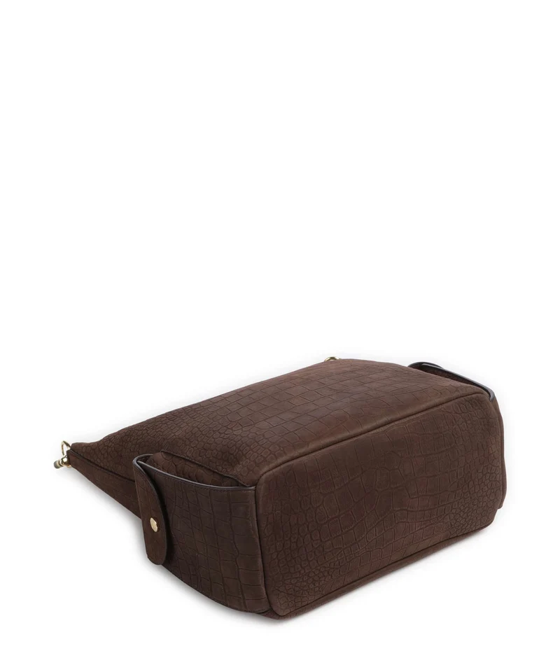 Lauren Ralph Lauren Blaike Large Bolso de hobo chestnut brown