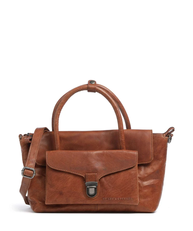 Spikes & Sparrow Bronco Hailey Bolso de mano brandy