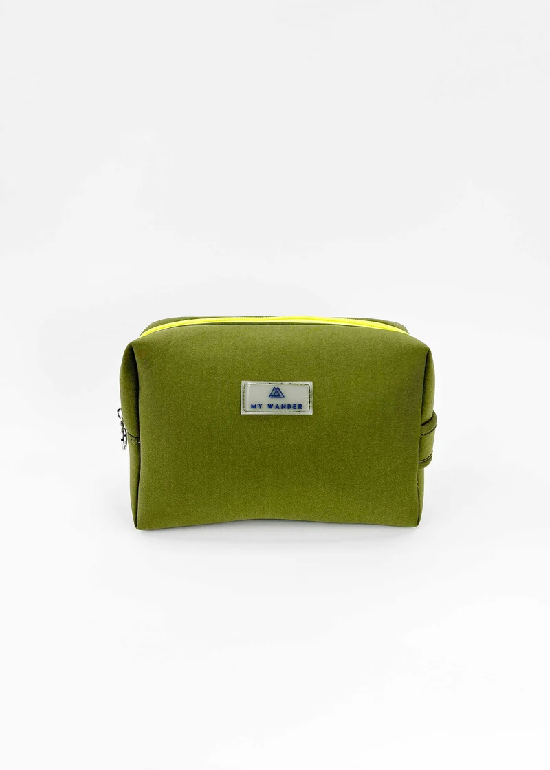 Neceser Unisex Neopreno olive XS