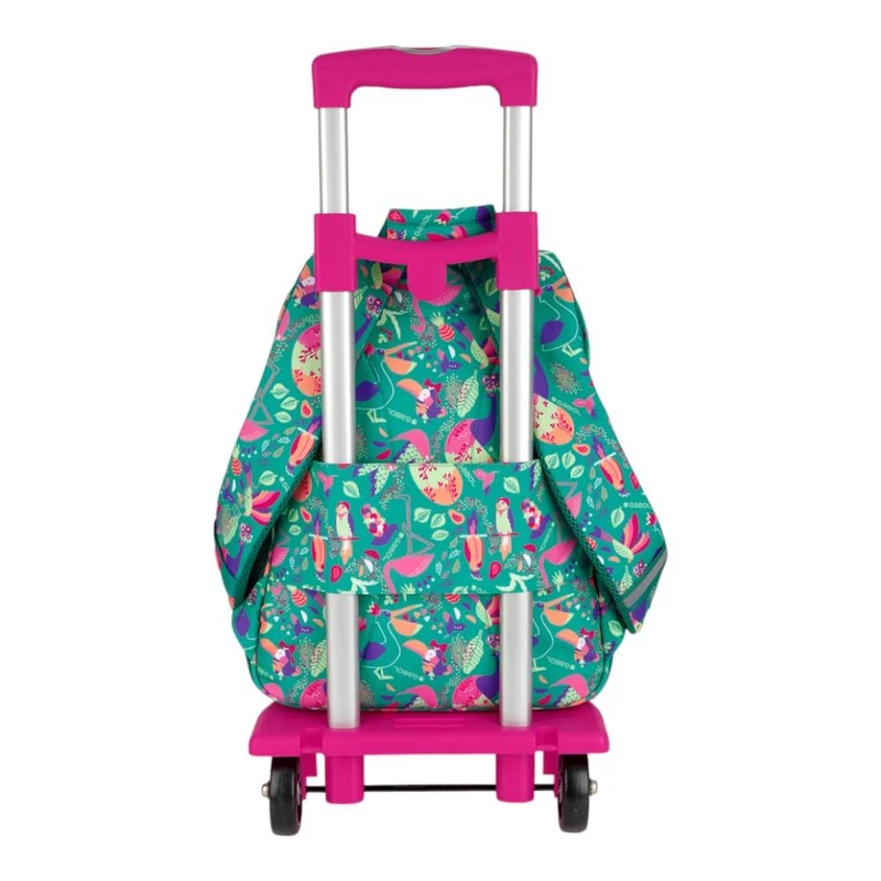 Mochila Escolar Gabol Vida Verde para Niña 1º y 2º de Primaria