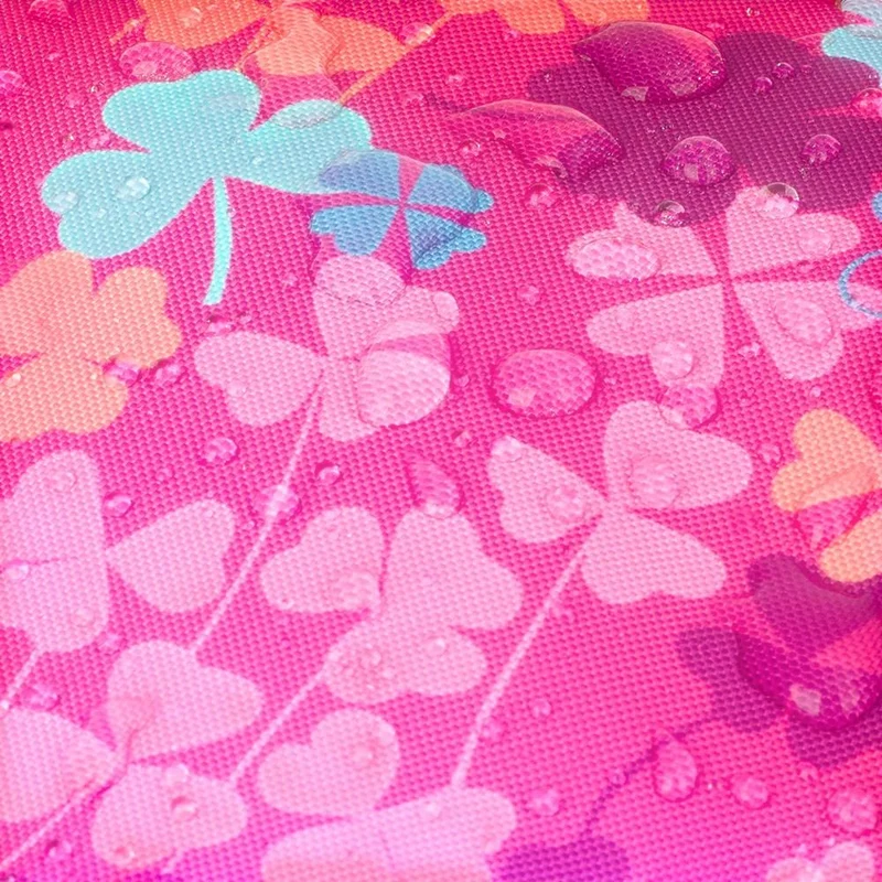 Mochila Escolar con Carro Desmontable Gabol Clover Fucsia para Niña