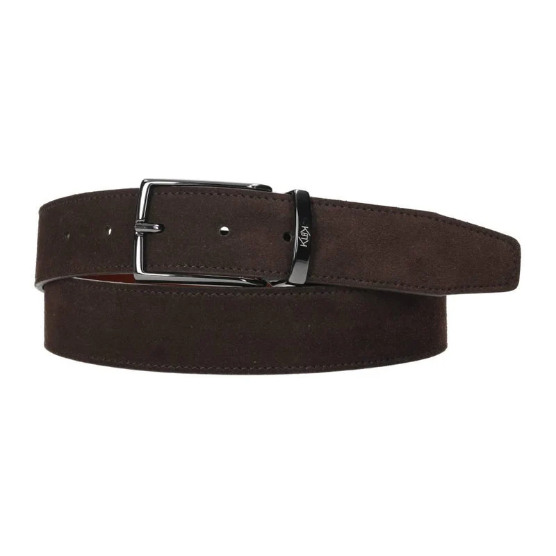 Cinturón De Piel Reversible/Serraje Klok