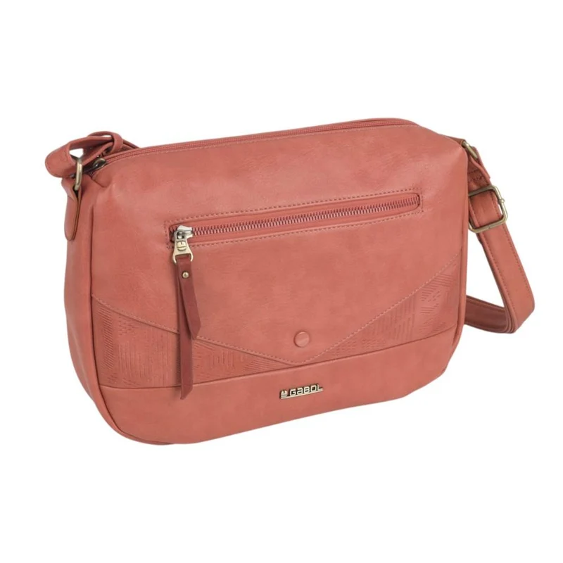 Bolso Bandolera Mujer Gabol Lis Caldera con Bolsillo Frontal y Gran Apertura