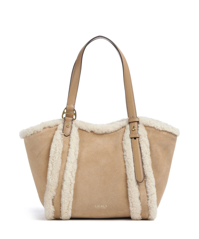 Lauren Ralph Lauren Tasha Small Bolsa shopping camel/natural
