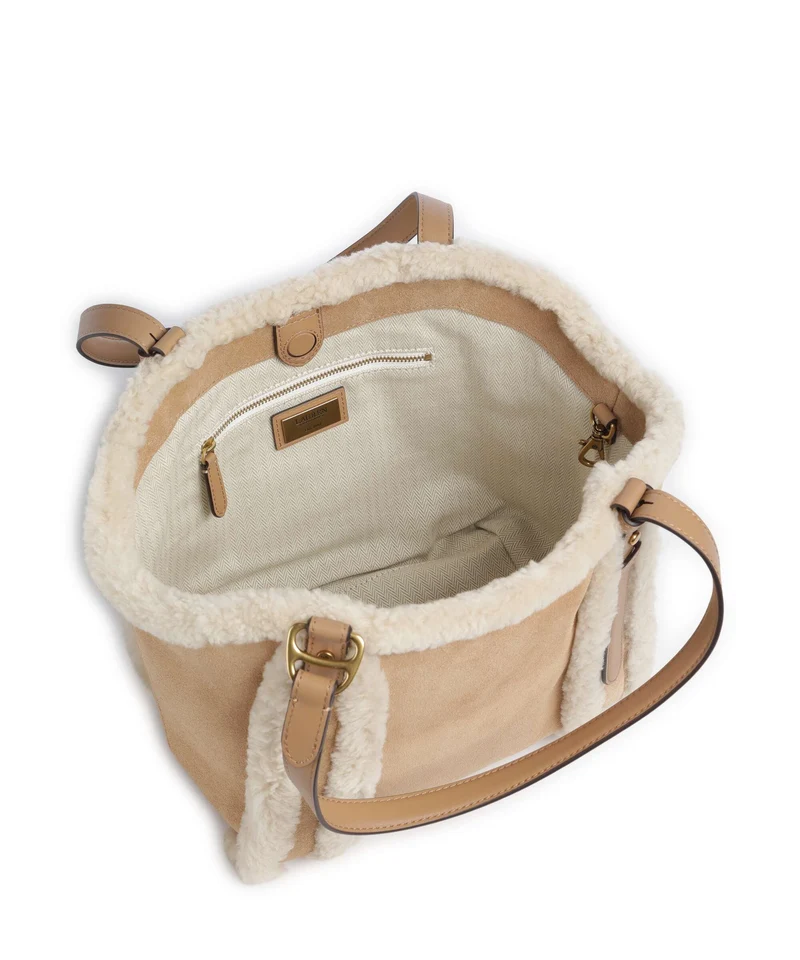 Lauren Ralph Lauren Tasha Small Bolsa shopping camel/natural