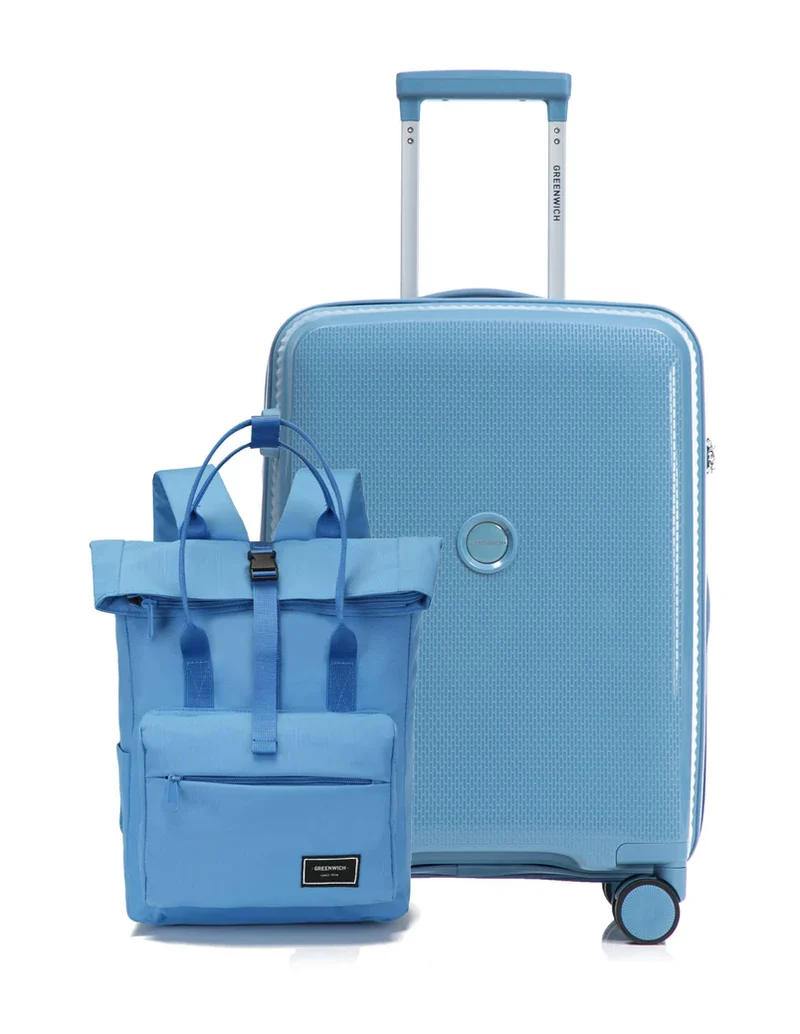 Set de Maleta Cabina extensible Aruba + Mochila viaje Faber 15 L