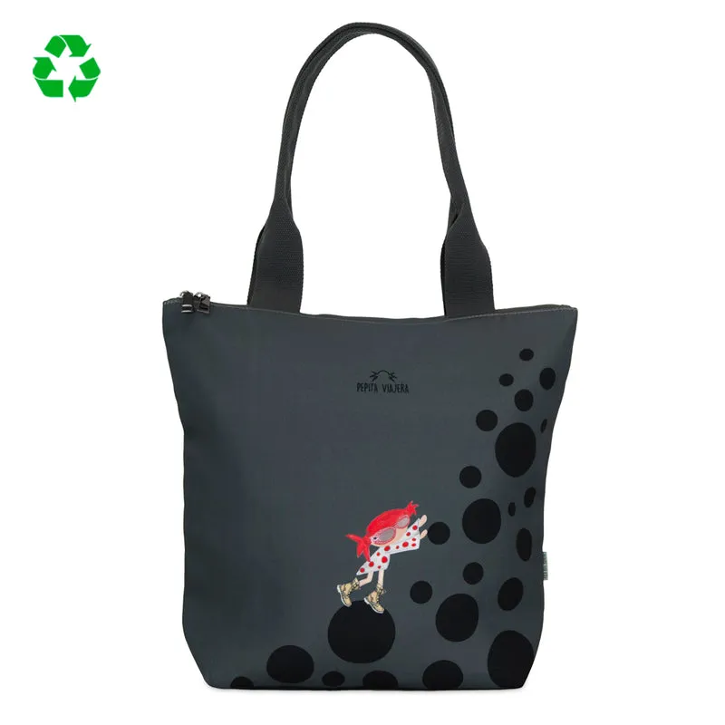 Tote bag Pepikusama gris