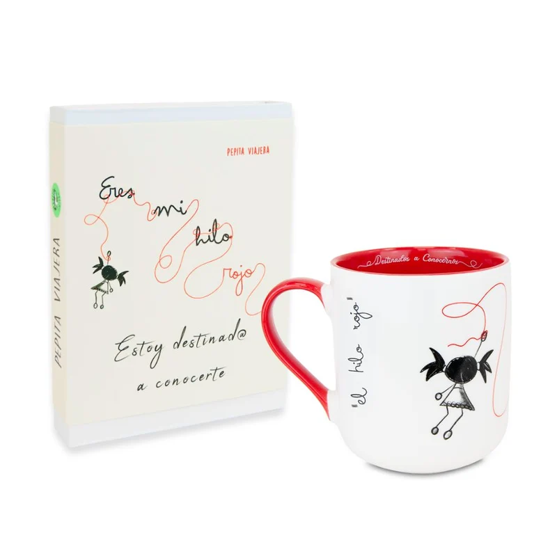 Pack Unmei- Taza + Caja láminas del Hilo Rojo