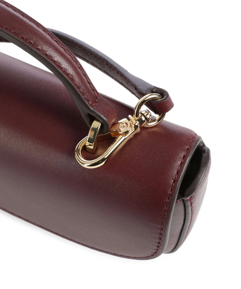 Lauren Ralph Lauren Marcy Large Bandolera dark garnet