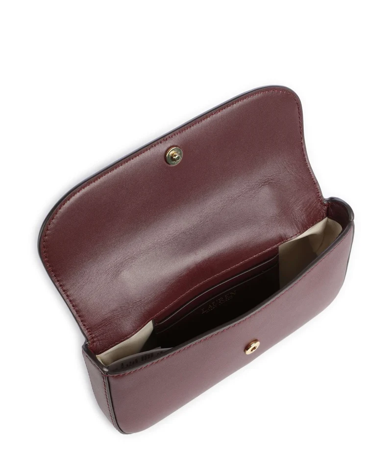 Lauren Ralph Lauren Marcy Large Bandolera dark garnet