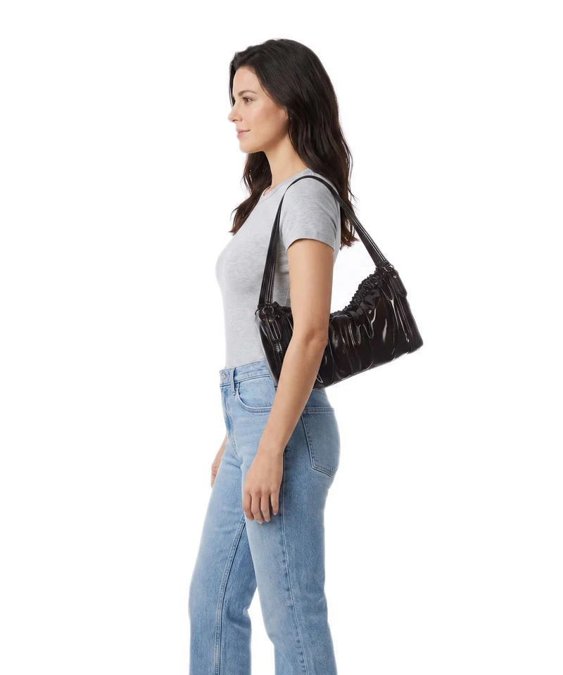 Liebeskind Faye Shiny M Bolso de hombro deep soil