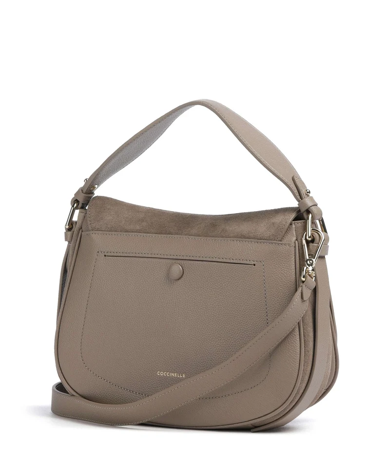 Coccinelle Mavery Suede Bolso de mano warm taupe
