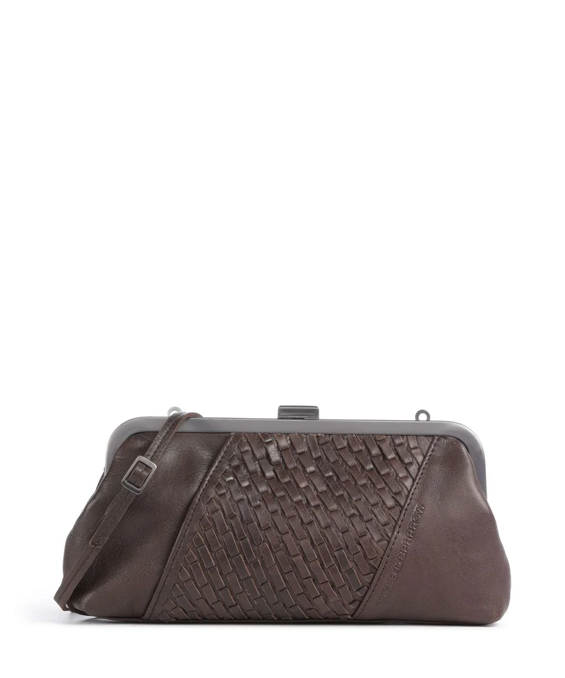 Spikes & Sparrow Woven Susy Bandolera dark brown