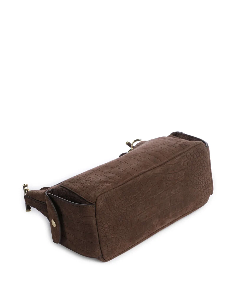 Lauren Ralph Lauren Blaike Small Bolso de hobo chestnut brown