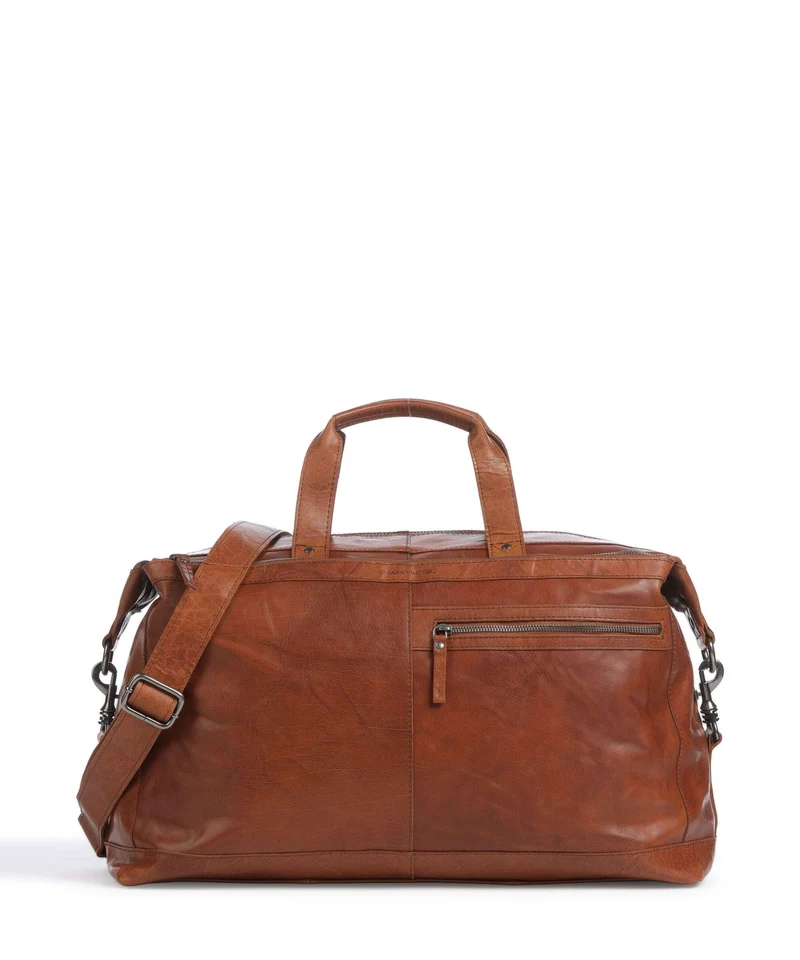 Spikes & Sparrow Bronco Atlanta Bolsa de fin de semana brandy