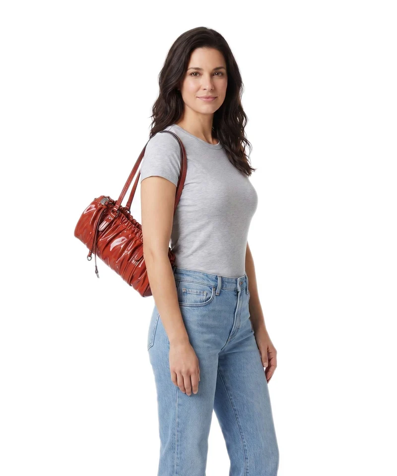 Liebeskind Faye Shiny XS Bolso de hombro red rock