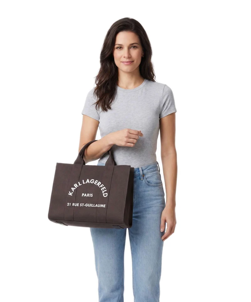 Karl Lagerfeld K/Rue St Guillaume Medium Bolso de mano tobacco