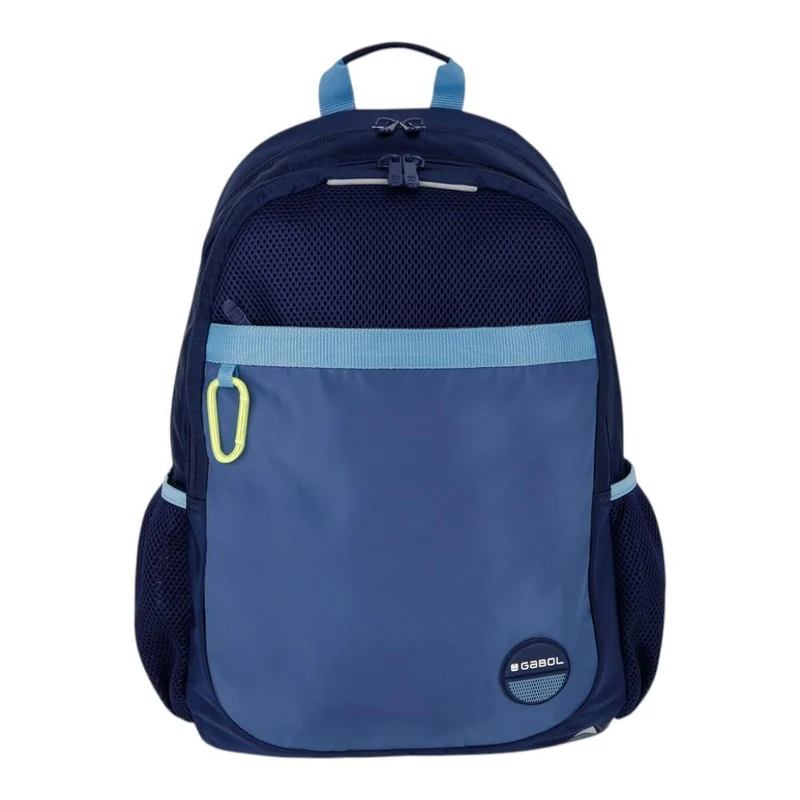 Mochila Escolar Gabol Whisper Azul Marino Adaptable a Carro