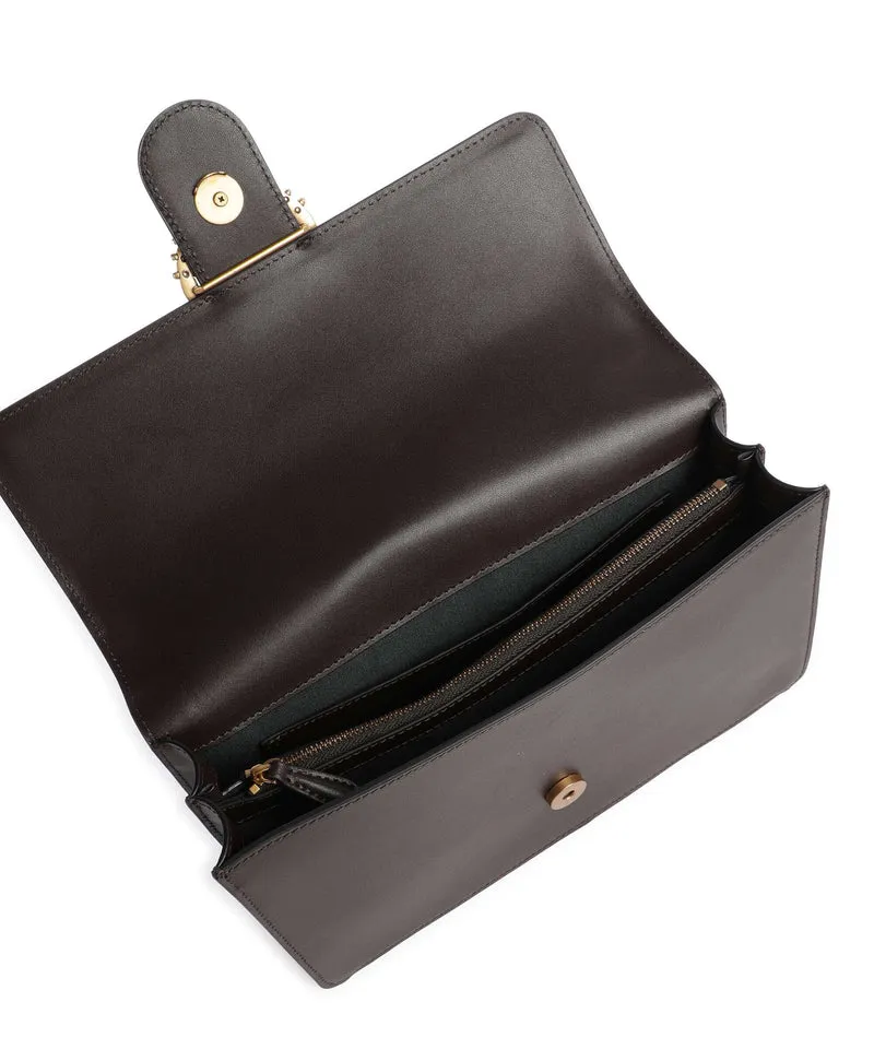 Pinko Love One Classic New Buckle Bandolera marrone marasca/antique gold