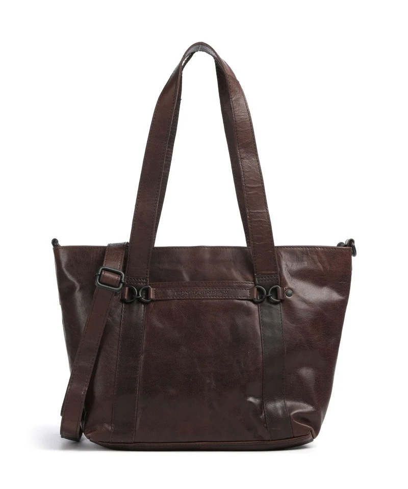 Spikes & Sparrow Bronco Jannah Bolsa shopping dark brown