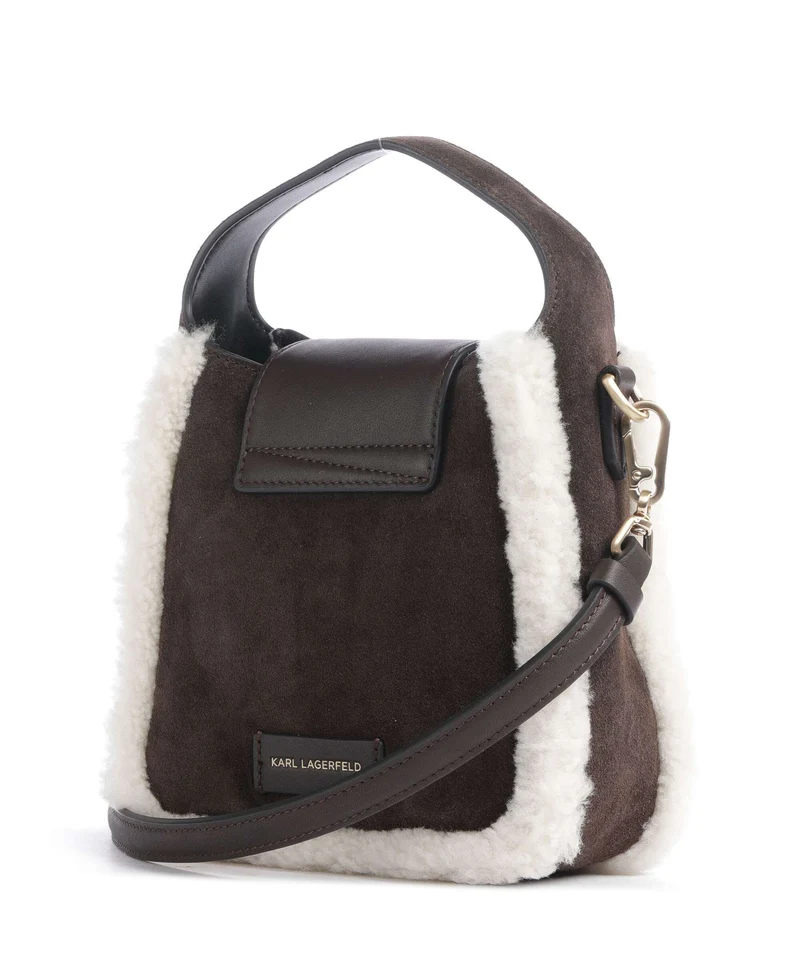 Karl Lagerfeld K/Signature Small Bandolera tobacco