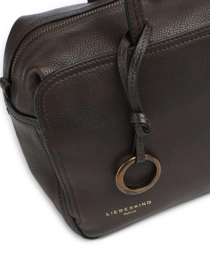 Liebeskind Clarice II Vintage Pebble M Bolso de hombro deep soil