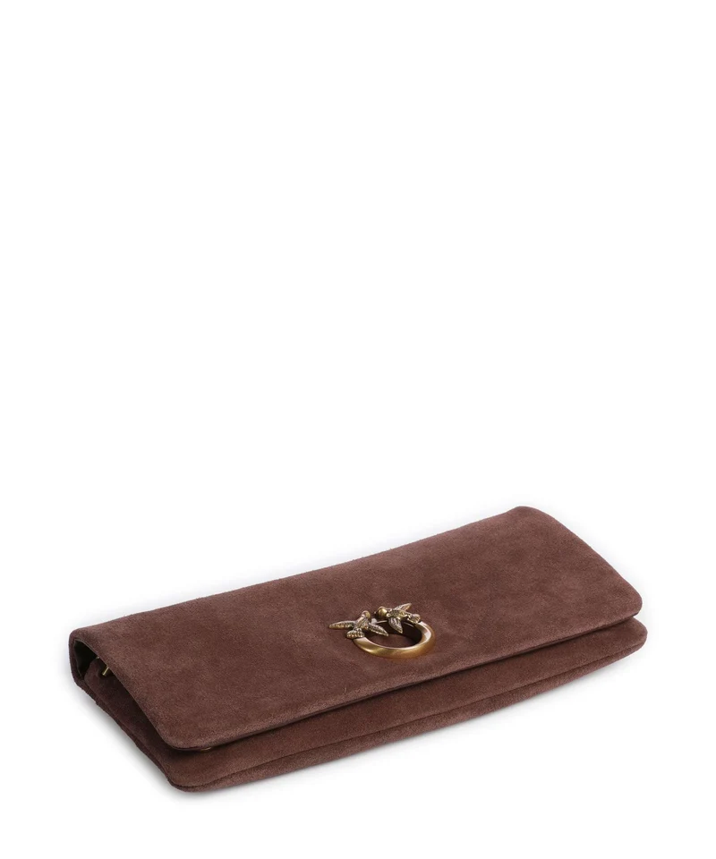 Pinko Click Soft Horizontal Classic Bandolera castano intenso/antique gold