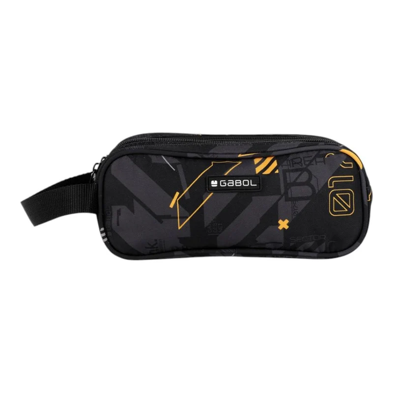 Estuche Triple Gabol Byte Negro