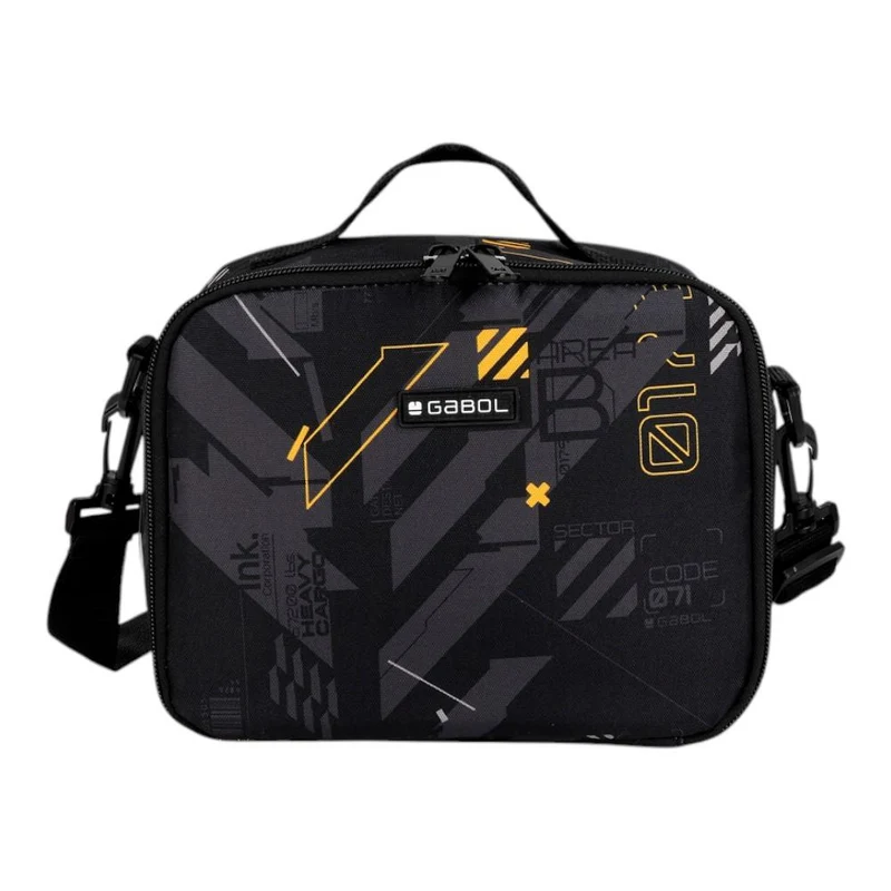 Nevera Térmica Escolar Gabol Byte Negra para Chico