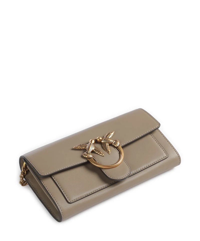 Pinko Love One Monedero grigio talpa/antique gold