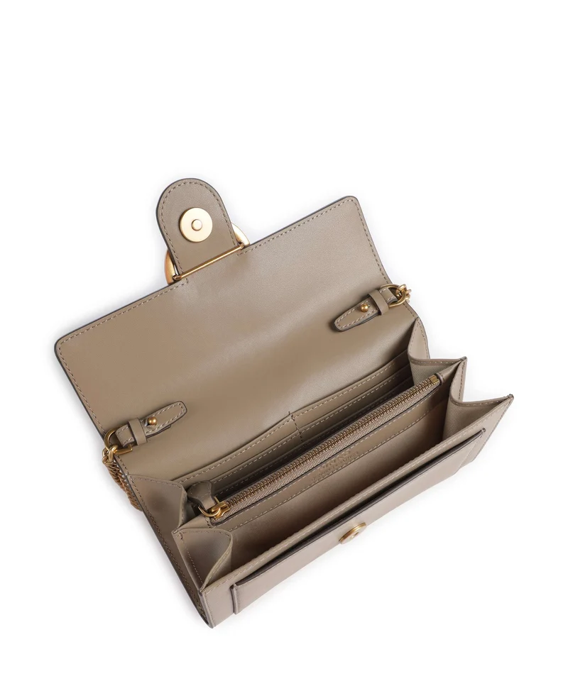 Pinko Love One Monedero grigio talpa/antique gold