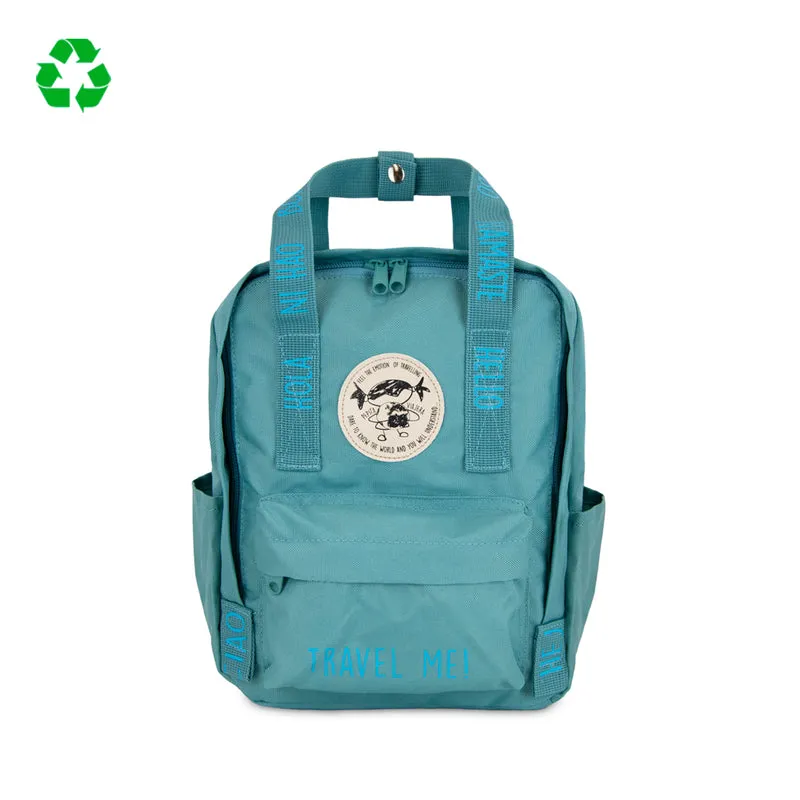Mochila Mini saludos del mundo Aguamarina