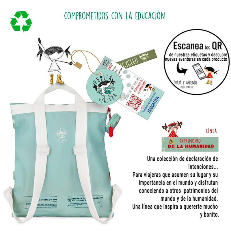 Mochila de viajeros Patrimonio de la Humanidad
