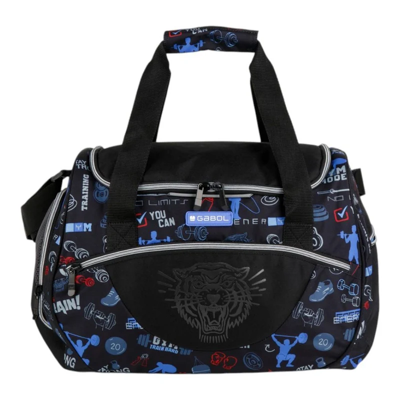 Bolsa de Deporte Gabol Training Negra | Con Zapatillero