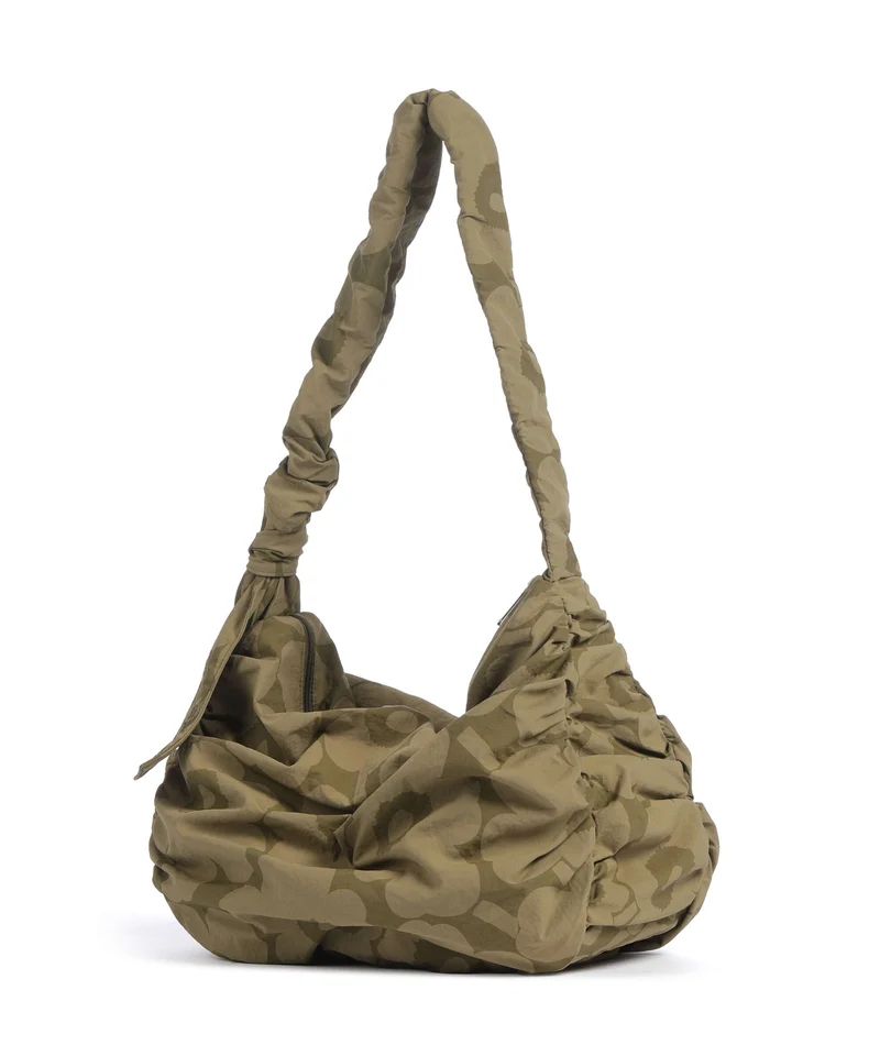 Marimekko Utu L Unikko Bolso de hobo olive green/khaki green