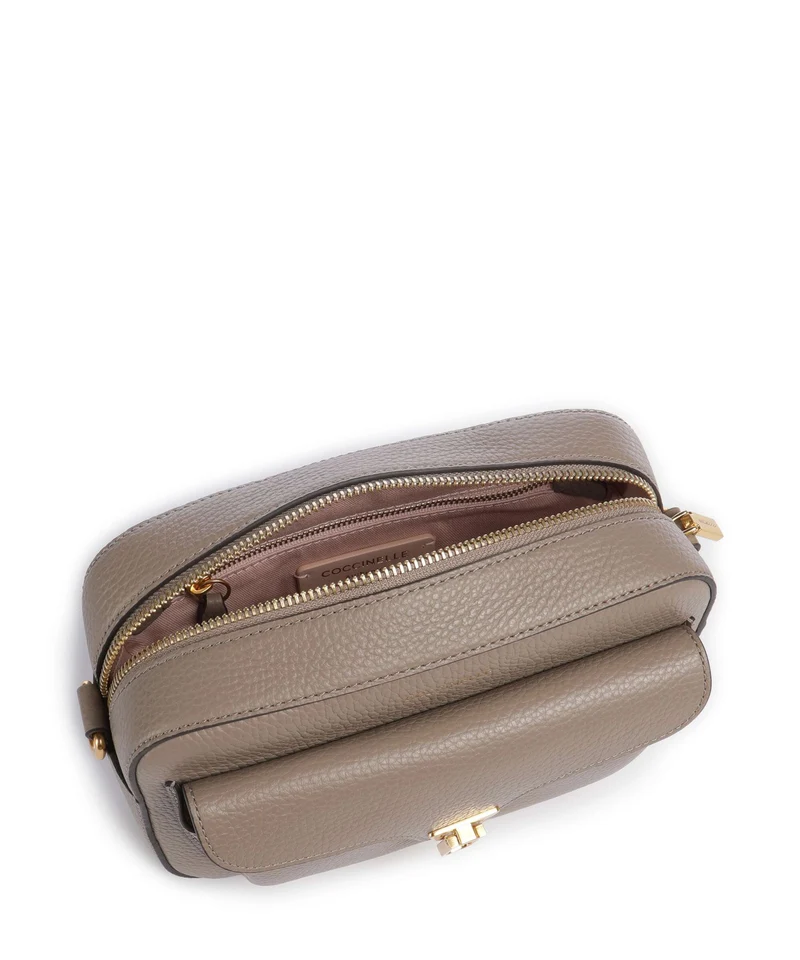 Coccinelle Beat Soft Ribbon Bandolera warm taupe